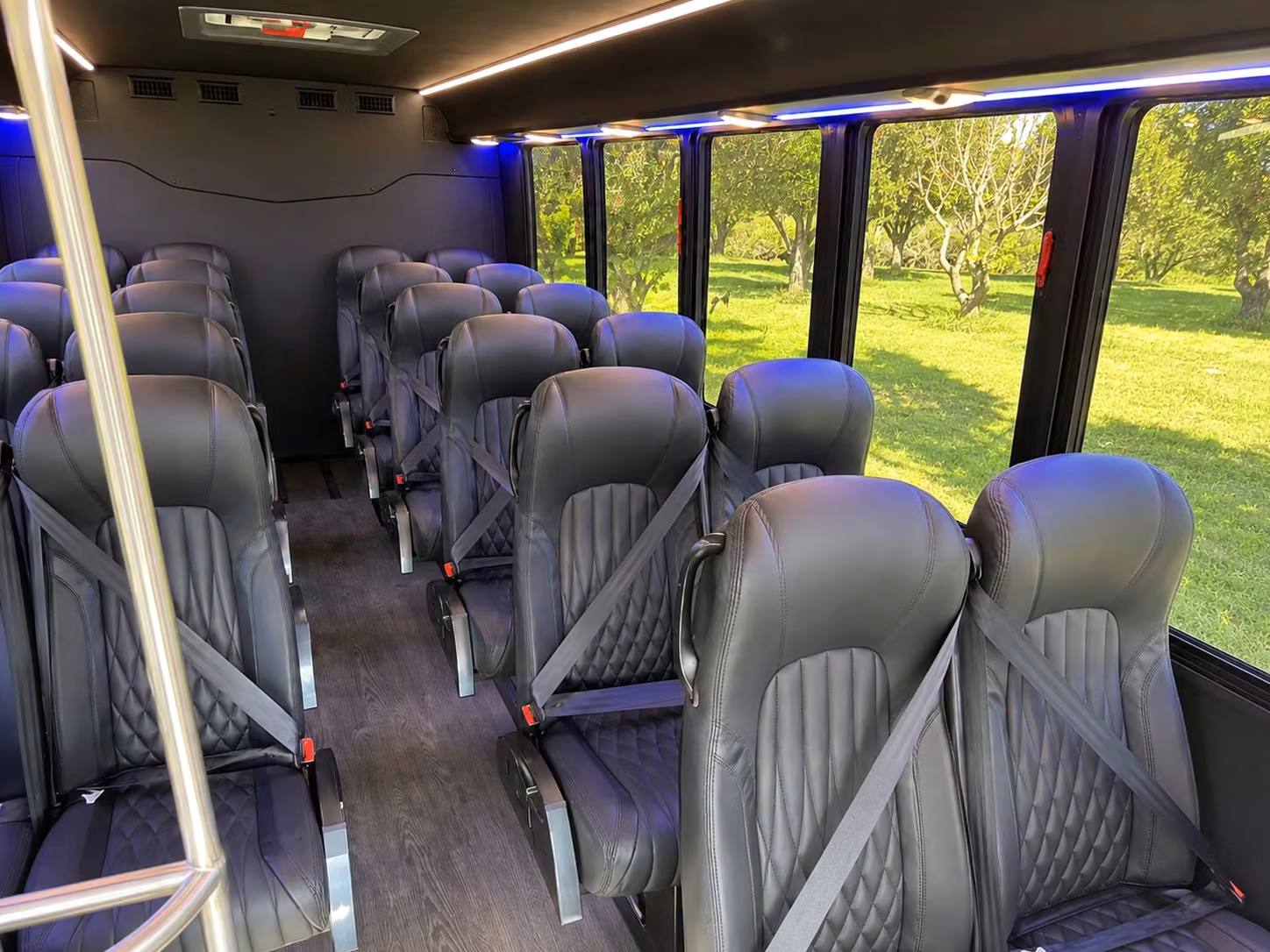 20 passenger minibus interior
