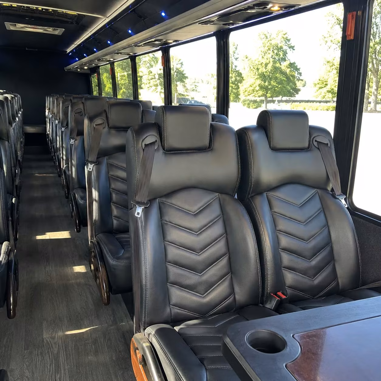 30 passenger minibus interior