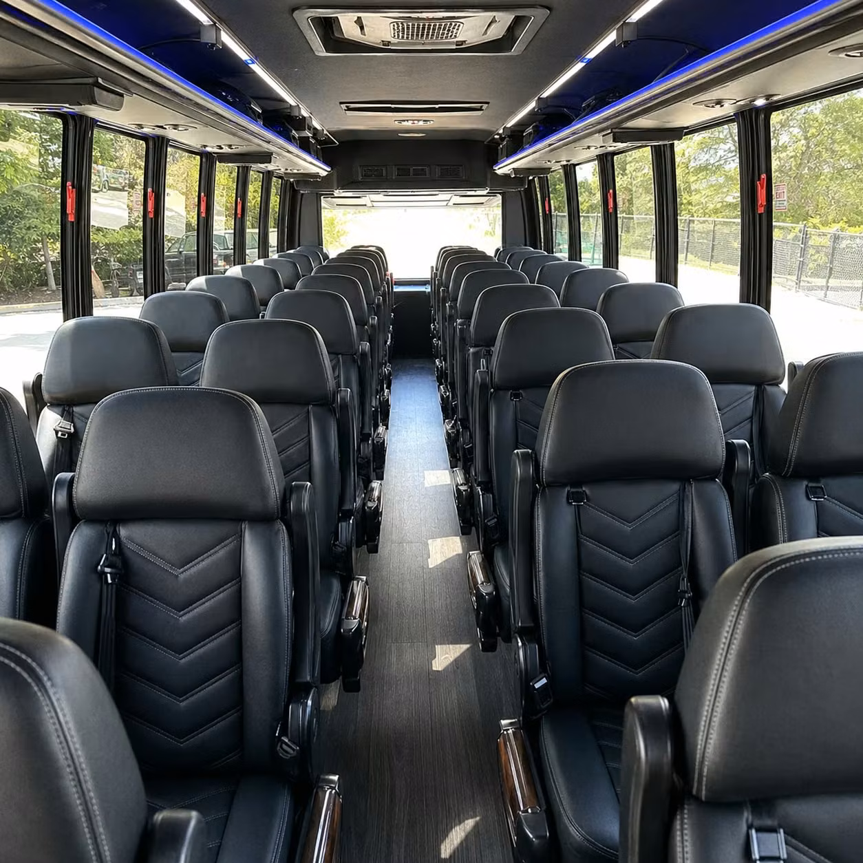 35 passenger minibus inside