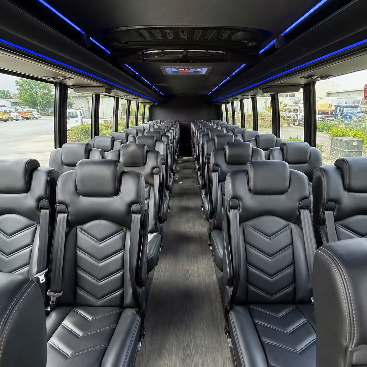 35 passenger minibus interior